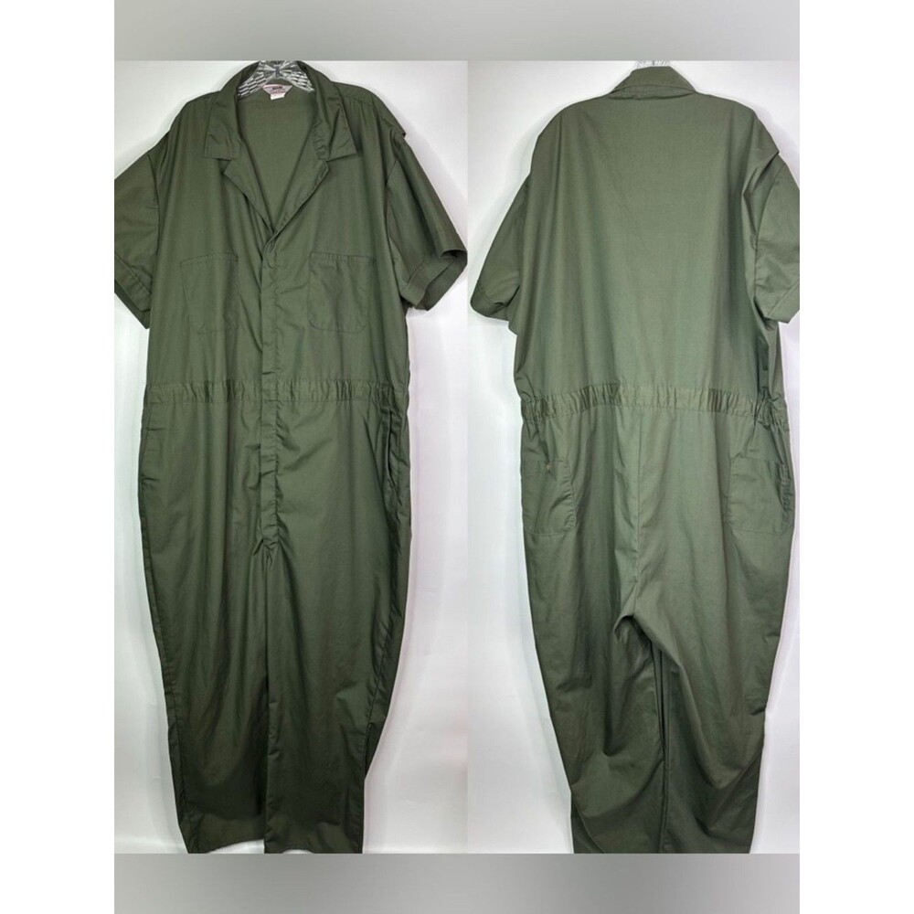 Vintage Sears Mechanic Green Coverall Jumpsuit Size 54 Regular